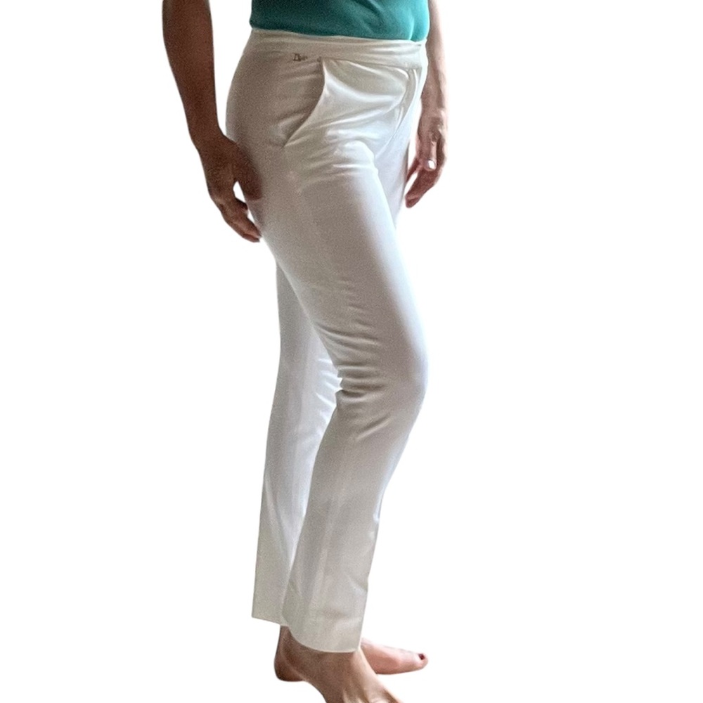 Diane Von Furstenberg Off White, Cream, Ivory Trousers, size 8 - Picture 8 of 8